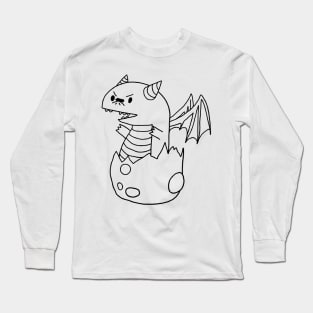 Baby Dragon [Colourable] Long Sleeve T-Shirt